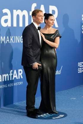 Matthias Schweighöfer and Ruby O Fee at the 29 amfAR Gala Cannes at the Festival de Cannes 2023 76 Cannes International Film Festival at HÃ tel du Cap Eden Roc Antibes, 25 05 2023 Foto:xD.xBedrosianx xFuturexImage