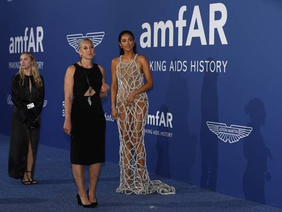 May 25, 2023, Antibes, Cote d Azur, France: SHAY MITCHELL attends the amfAR Gala during the 76th Annual Cannes Film Festival at Palais des Festivals on May 25, 2023 in Cannes, France Antibes France - ZUMAc179 20230525_zep_c179_022 Copyright: xMickaelxChavetx