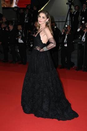 76th Cannes Film Festival 2023, Red Carpet film Cobweb (Dans La Toile ) Pictured: Clotilde Courau  Copyright: xManuelexMangiarottix xipa-agencyx xPoolxPhotoxEventsx01x IPA_IPA38223279