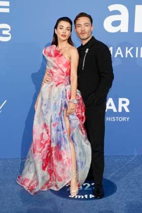Amy Jackson and Ed Westwick at the 29 amfAR Gala Cannes at the Festival de Cannes 2023 76 Cannes International Film Festival at HÃ tel du Cap Eden Roc Antibes, 25 05 2023 Foto:xD.xBedrosianx xFuturexImage