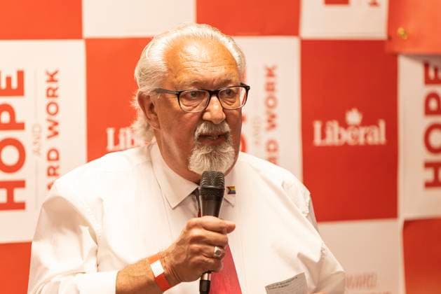 May 25, 2023, Woodstock, ON, Canada: Liberal candidate David Hilderley s speaks at his campaign office in Woodstock, Ont. on Thursday, May 25, 2023. Woodstock Canada  - ZUMAc35_ 20230525_zaf_c35_056 Copyright: xNicolexOsbornex
