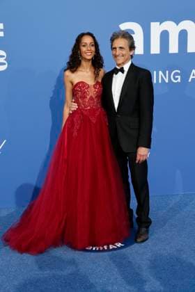 Cindy Cederlund and Lawrence Bender at the 29 amfAR Gala Cannes at the Festival de Cannes 2023 76 Cannes International Film Festival at HÃ tel du Cap Eden Roc Antibes, 25 05 2023 Foto:xD.xBedrosianx xFuturexImage
