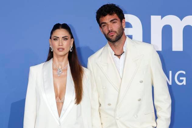 Melissa Satta and Matteo Berrettini at the 29 amfAR Gala Cannes at the Festival de Cannes 2023 76 Cannes International Film Festival at HÃ tel du Cap Eden Roc Antibes, 25 05 2023 Foto:xD.xBedrosianx xFuturexImage