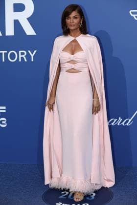 May 25, 2023, Antibes, Cote d Azur, France: HELENA CHRISTENSEN attends the amfAR Gala during the 76th Annual Cannes Film Festival at Palais des Festivals on May 25, 2023 in Cannes, France Antibes France - ZUMAc179 20230525_zep_c179_096 Copyright: xMickaelxChavetx