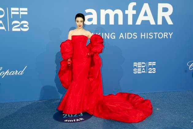 May 25, 2023: Fan Bingbing attends the amfAR Gala Cannes 2023 during the 76th Cannes Film Festival, Festival de Cannes, at Hotel du Cap-Eden-Roc in Cap d Antibes, France, on 25 May 2023. Photo: - ZUMAm179 20230525_zep_m179_022 Copyright: xAlecxMichaelx