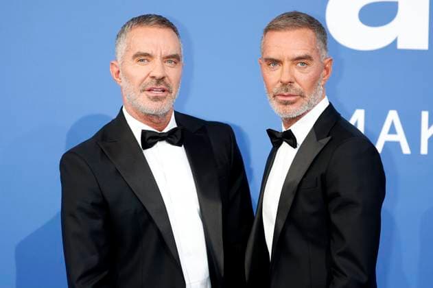 Dean Caten and Dan Caten at the 29 amfAR Gala Cannes at the Festival de Cannes 2023 76 Cannes International Film Festival at HÃ tel du Cap Eden Roc Antibes, 25 05 2023 Foto:xD.xBedrosianx xFuturexImage