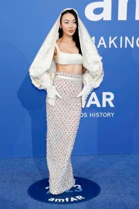 Jessica Wang at the 29 amfAR Gala Cannes at the Festival de Cannes 2023 76 Cannes International Film Festival at HÃ tel du Cap Eden Roc Antibes, 25 05 2023 Foto:xD.xBedrosianx xFuturexImage