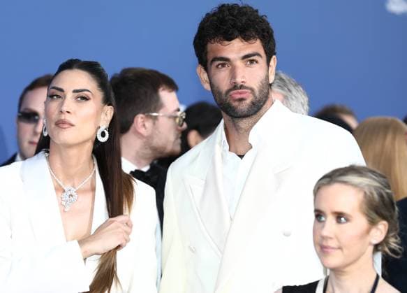 May 25, 2023, Antibes, Cote d Azur, France: MELISSA SATTA and MATTEO BERRETTINI attends the amfAR Gala during the 76th Annual Cannes Film Festival at Palais des Festivals on May 25, 2023 in Cannes, France Antibes France - ZUMAc179 20230525_zep_c179_245 Copyright: xMickaelxChavetx
