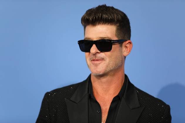 May 25, 2023, Antibes, Cote d Azur, France: ROBIN THICKE attends the amfAR Gala during the 76th Annual Cannes Film Festival at Palais des Festivals on May 25, 2023 in Cannes, France Antibes France - ZUMAc179 20230525_zep_c179_263 Copyright: xMickaelxChavetx