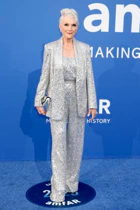 Maye Musk at the 29 amfAR Gala Cannes in the framework of the Festival de Cannes 2023 76 Cannes International Film Festival at the HÃ tel du Cap Eden Roc Antibes, 25 05 2023 Foto:xD.xBedrosianx xFuturexImage