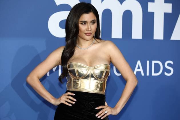 May 25, 2023, Antibes, Cote d Azur, France: PRAYA LUNDBERG attends the amfAR Gala during the 76th Annual Cannes Film Festival at Palais des Festivals on May 25, 2023 in Cannes, France Antibes France - ZUMAc179 20230525_zep_c179_356 Copyright: xMickaelxChavetx