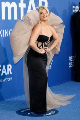 May 25, 2023: Bebe Rexha attends the amfAR Gala Cannes 2023 during the 76th Cannes Film Festival, Festival de Cannes, at Hotel du Cap-Eden-Roc in Cap d Antibes, France, on 25 May 2023. Photo: - ZUMAm179 20230525_zep_m179_076 Copyright: xAlecxMichaelx