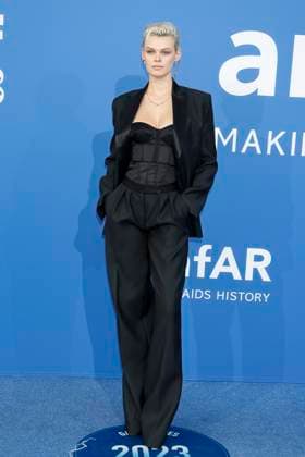 May 25, 2023: Cara Taylor attends the amfAR Gala Cannes 2023 during the 76th Cannes Film Festival, Festival de Cannes, at Hotel du Cap-Eden-Roc in Cap d Antibes, France, on 25 May 2023. Photo: - ZUMAm179 20230525_zep_m179_081 Copyright: xAlecxMichaelx