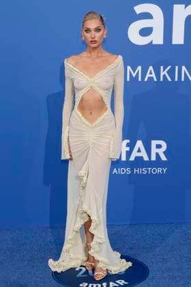 May 25, 2023: Elsa Hosk attends the amfAR Gala Cannes 2023 during the 76th Cannes Film Festival, Festival de Cannes, at Hotel du Cap-Eden-Roc in Cap d Antibes, France, on 25 May 2023. Photo: - ZUMAm179 20230525_zep_m179_089 Copyright: xAlecxMichaelx