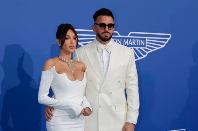 May 25, 2023: Nabilla Benattia and Thomas Vergara attend the amfAR Gala Cannes 2023 during the 76th Cannes Film Festival, Festival de Cannes, at Hotel du Cap-Eden-Roc in Cap d Antibes, France, on 25 May 2023. Photo: - ZUMAm179 20230525_zep_m179_143 Copyright: xAlecxMichaelx
