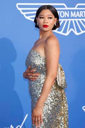 May 25, 2023: Storm Reid attends the amfAR Gala Cannes 2023 during the 76th Cannes Film Festival, Festival de Cannes, at Hotel du Cap-Eden-Roc in Cap d Antibes, France, on 25 May 2023. Photo: - ZUMAm179 20230525_zep_m179_165 Copyright: xAlecxMichaelx