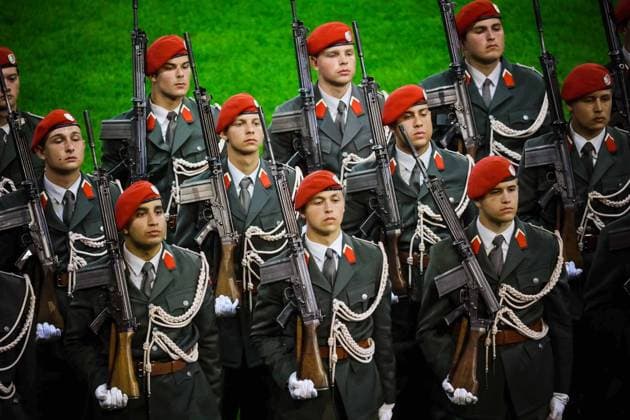 25 05 2023, Klagenfurt, AUT, On the road in Carinthia, Military Music Festival 2023 Klagenfurt, in picture overview, stadium, feature,