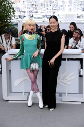 76th Cannes Film Festival 2023, Photocall film Perfect Days . Pictured: Aoi Yamada, Arisa Nakano  Copyright: xAlbertoxTerenghi PoolxPhotoxEvenx xPoolxPhotoxEventsx01x IPA_IPA38234330