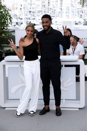 76th Cannes Film Festival 2023, Photocall film Salem . Pictured: Oumar Moindje, Wallen El Gharbaoui  Copyright: xAlbertoxTerenghi PoolxPhotoxEvenx xPoolxPhotoxEventsx01x IPA_IPA38234443