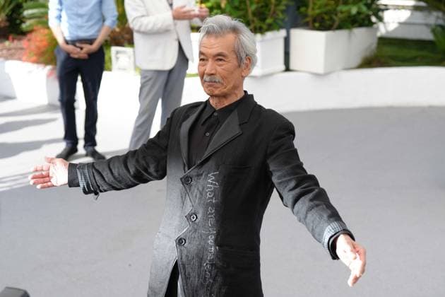 Min Tanaka CELEBRITES : 76 eme festival de Cannes - Red Carpet du film Â« Perfect Days Â» - Cannes - 26 05 2023 NorbertScanella Panoramic 