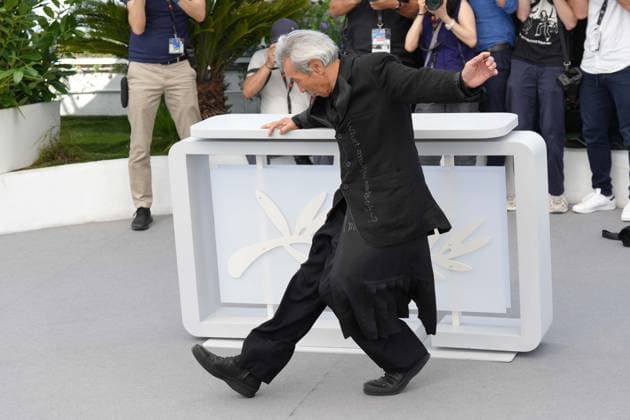Min Tanaka CELEBRITES : 76 eme festival de Cannes - Red Carpet du film Â« Perfect Days Â» - Cannes - 26 05 2023 NorbertScanella Panoramic 
