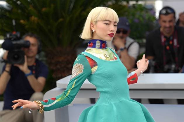 Aoi Yamada CELEBRITES : 76 eme festival de Cannes - Red Carpet du film Â« Perfect Days Â» - Cannes - 26 05 2023 NorbertScanella Panoramic 