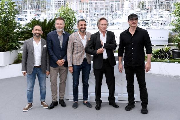 76th Cannes Film Festival 2023, Photocall film Hypnotic . Pictured: Artur Galstian, Gareth West, Osama Alqass, William Fichtner, Robert Rodriguez  Copyright: xAlbertoxTerenghi PoolxPhotoxEvenx xPoolxPhotoxEventsx01x IPA_IPA38237254