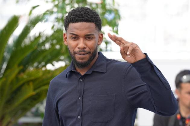 Oumar Moindjie CELEBRITES : 76 eme festival de Cannes - Photocall du film Â« Salem Â» - Cannes - 26 05 2023 NorbertScanella Panoramic 