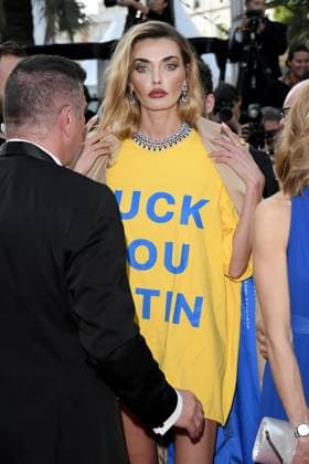 76th Cannes Film Festival 2023, Red carpet film The Old Oak. Pictured: Alina Baikova  Copyright: xAlbertoxTerenghi PoolxPhotoxEvenx xPoolxPhotoxEventsx01x IPA_IPA38245811