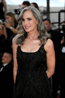 76th Cannes Film Festival 2023, Red carpet film The Old Oak. Pictured: Andie McDowell  Copyright: xAlbertoxTerenghi PoolxPhotoxEvenx xPoolxPhotoxEventsx01x IPA_IPA38246320