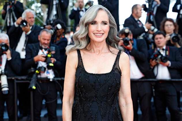 Andie MacDowell at the premiere of the feature film The Old Oak at the Festival de Cannes 2023 76 Cannes International Film Festival at the Palais des Festivals Cannes, 26 05 2023. Foto:xD.xBedrosianx xFuturexImage