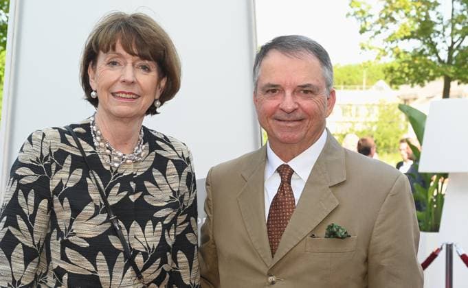 Mayor of Cologne Henriette Reker and her husband Perry Somers attend the 33 German Camera Award, the most prestigious award for cinematographers and editors.