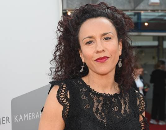 Actress Dunja Dogmani attends the 33 German Camera Award ceremony, the most prestigious award for cinematographers and editors.