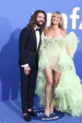 Tom Kaulitz and Heidi Klum attend the amfAR Cinema Against AIDS gala during the 76th annual Cannes Film Festival on May 25, 2023 in Cannes, France. Copyright: ximageSPACEx