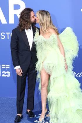Tom Kaulitz and Heidi Klum attend the amfAR Cinema Against AIDS gala during the 76th annual Cannes Film Festival on May 25, 2023 in Cannes, France. Copyright: ximageSPACEx