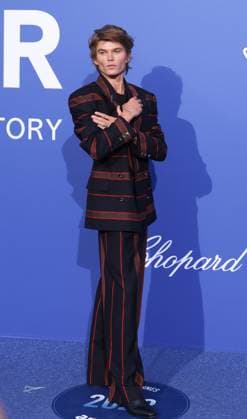 Jordan Barrett attends the amfAR Cinema Against AIDS gala during the 76th annual Cannes Film Festival on May 25, 2023 in Cannes, France. Copyright: ximageSPACEx
