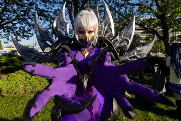 TORONTO, CANADA - MAY 26: A woman dressed in a costume attends the Anime North at Toronto Congress Centre on May 26, 2023 in Toronto, Canada.  Copyright: xVCGx 111438532508