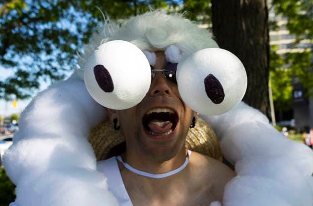 TORONTO, CANADA - MAY 26: A man dressed in a costume attends the Anime North at Toronto Congress Centre on May 26, 2023 in Toronto, Canada.  Copyright: xVCGx 111438532507