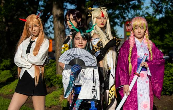 News Bilder des Tages TORONTO, CANADA - MAY 26: People dressed in costumes attend the Anime North at Toronto Congress Centre on May 26, 2023 in Toronto, Canada.  Copyright: xVCGx 111438532510