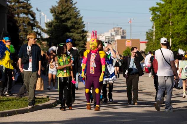 TORONTO, CANADA - MAY 26: People dressed in costumes attend the Anime North at Toronto Congress Centre on May 26, 2023 in Toronto, Canada.  Copyright: xVCGx 111438532517