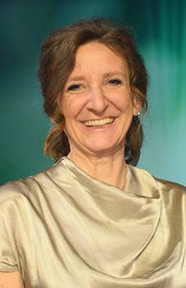 Editor and director Mechthild Barth, award winner for editing Elfriede Jelinek - Die Sprache von der Leine lassen Doku Kino at the 33 German Camera Award ceremony, the most prestigious award for cinematographers and editors