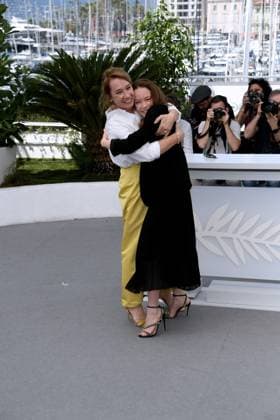 76th Cannes Film Festival 2023, Photocall film L AbbÃ Pierre . Pictured: Chloe Stefani, Emmanuelle Bercot  Copyright: xAlbertoxTerenghi PoolxPhotoxEvenx xPoolxPhotoxEventsx01x IPA_IPA38264575