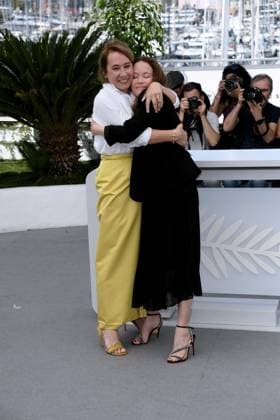 76th Cannes Film Festival 2023, Photocall film L AbbÃ Pierre . Pictured: Chloe Stefani, Emmanuelle Bercot  Copyright: xAlbertoxTerenghi PoolxPhotoxEvenx xPoolxPhotoxEventsx01x IPA_IPA38264576