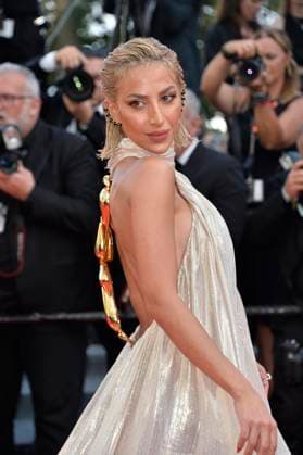 Model Roz at THE OLD OAK Premiere 76 Cannes Film Festival 26 05 2023