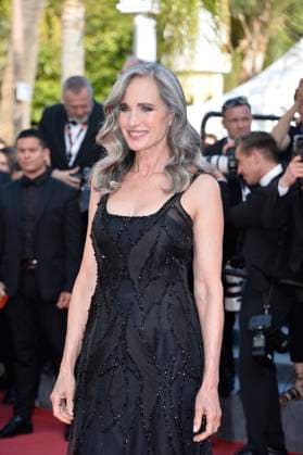 Andie MacDowell at THE OLD OAK Premiere 76 Cannes Film Festival 26 05 2023