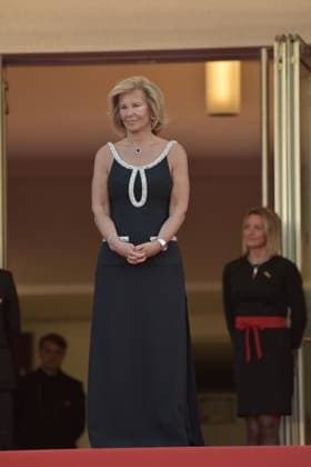 Iris Knobloch President of the Festival de Cannes at THE OLD OAK Premiere 76 Cannes Film Festival 26 05 2023