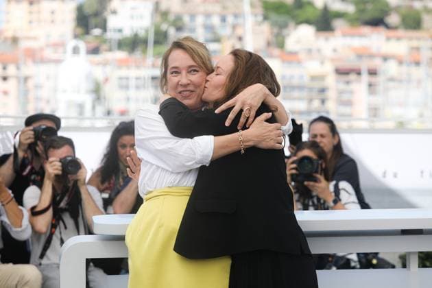 76e Festival International du Film de Cannes. Photocall du film L abbe Pierre - une vie de combats . 292696 2023-05-27 Cannes France Bercot, Emmanuelle; Stefani, Chloe  Copyright: xIvankaxVoisinx xStarfacex STAR_292696_003