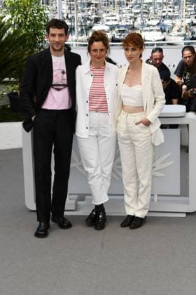 76th Cannes Film Festival 2023, Photocall Film The Chimera. Pictured Josh O Connor, Alice Rohrwacher, Carol Duarte  Copyright: xSimonexComix xipa-agency.netx xPoolxPhotoxEventsx01x IPA_IPA38266395