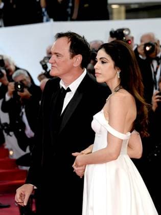 76th Cannes Film Festival 2023, evening 12 - Red Carpet Elemental and Closing Ceremony. In the photo Quentin Tarantino, Daniella Pick attend  Copyright: xAlbertoxTerenghix xipa-agency.nex xPoolxPhotoxEventsx01x IPA_IPA38278372