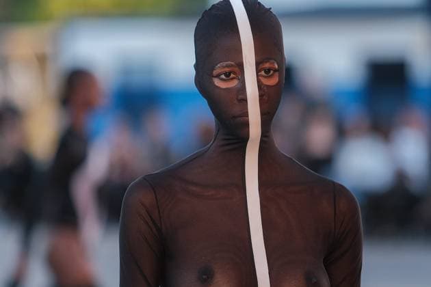 Bilder des Jahres 2023, Entertainment 05 Mai Entertainment Themen der Woche KW21 Entertainment Bilder des Tages SPFW N55: Forca Studio Parade (INT) SPFW N55: Forca Studio Parade. May 27, 2023, Sao Paulo, Brazil: Forca Studio fashion show, during SPFW-N55, on a catwalk set up at Setefer steel products distributor in Mooca Park, east side of Sao Paulo, on Saturday (27). Credit: Rodrigo Moraes Thenews2 (Foto: Rodrigo Moraes Thenews2 imago images) SPFW N55: Forca Studio Parade  Copyright: xRodrigoxMoraesx